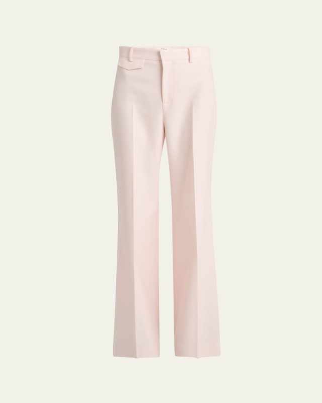 High-Rise Wide-Leg Suiting Trousers